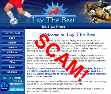 Lay The Best Update Scam