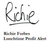 lunchtime profit alerts