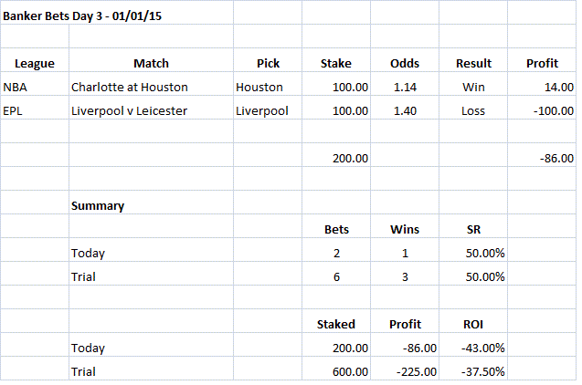 Banker Bets Day 03