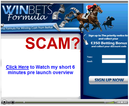 Win Bets Formula Review Scam?